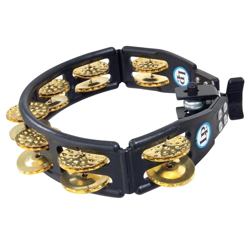 LP Cyclops Mountable Tambourine Black - Brass image 1