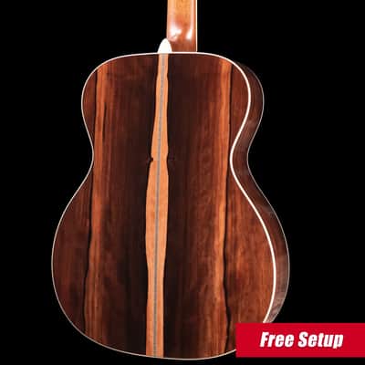 Martin Custom Shop 000 Acoustic Guitar - Macassar Ebony with Hardshell Case image 2