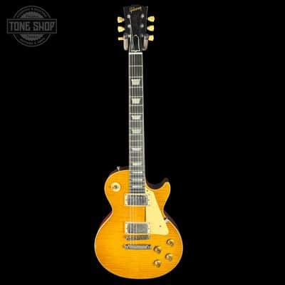 Gibson Custom Dealer Select 1959 Les Paul Brazilian Lemon Burst Light Aged w/case 96098 image 2
