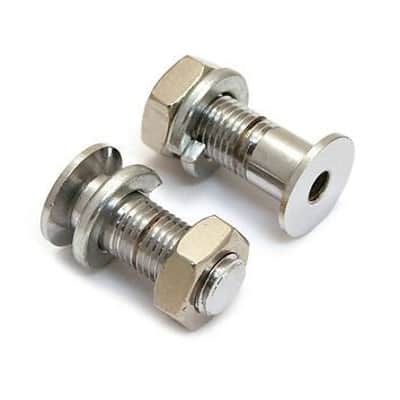 Fender Pure Vintage "Piggyback" Bushings (2) Chrome image 2