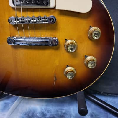 Video Demo Vintage 1973 Gibson Les Paul Deluxe Sunburst Mini Humbuckers Pro Setup New Strings Original Hardshell Case image 3