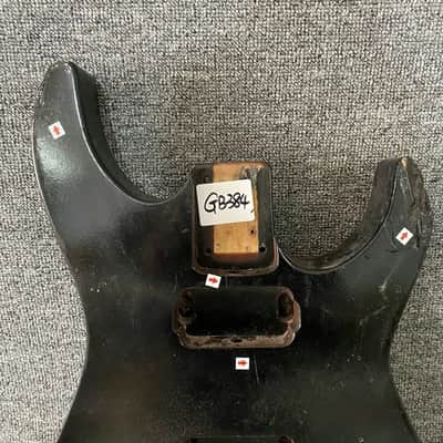 Black Basswood HH DIY Project Guitar Body image 12