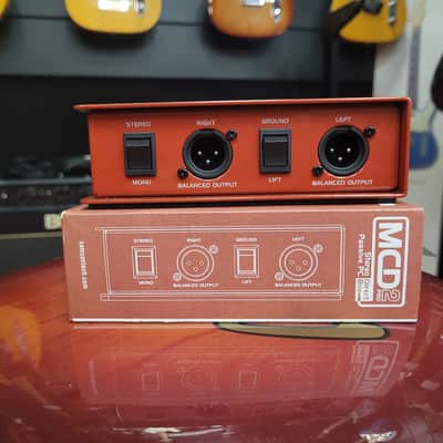 Samson MCD2 Pro S-Max Series Stereo Passive PC Direct Box 2010s - Red image 4