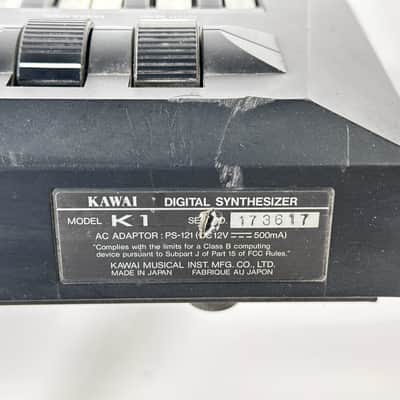 Kawai K1 Synth Digital Synthesizer Vintage Rare Keyboard image 15