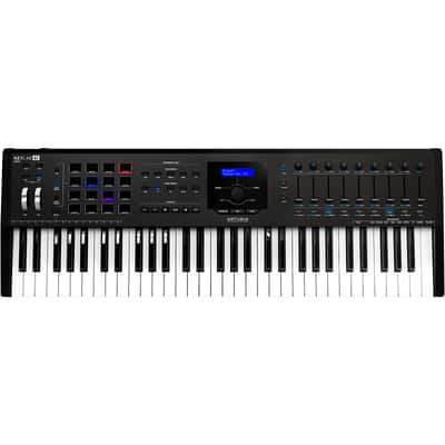 Arturia KeyLab 61 MkII - 61 Key Semi Weighted USB MIDI Keyboard Controller (Black)