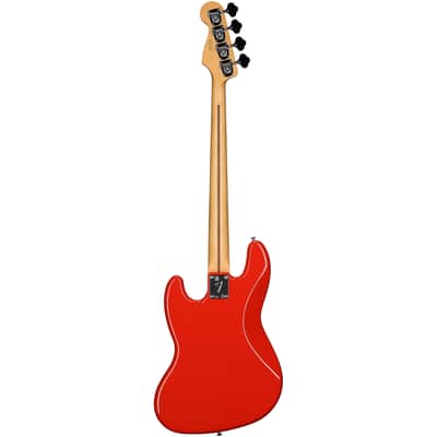Fender Player II Jazz Electric Bass, with Maple Fingerboard, Coral Red image 4