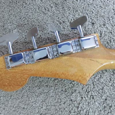 Vintage 1970s Tesico Lyle Electric Bass Guitar MIJ Japan Sunburst Short Scale image 10