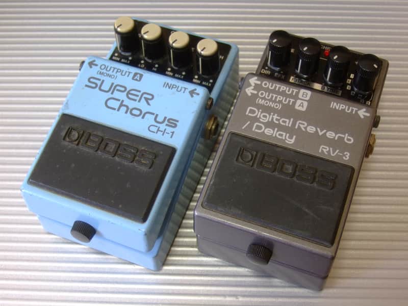 Boss RV-3 Digital Reverb/Delay (Pink or Dark Gray Label)