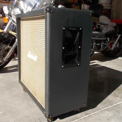 Marshall 1960 B cab 4 x 12 100 watt speaker cabinet Celestion G12M-25 1973 Black image 2