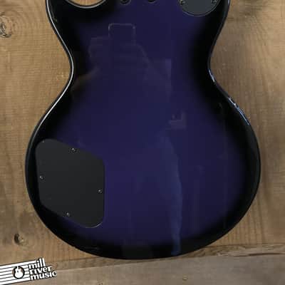 Burny LG-480 LP Special Junior Copy Singlecut Electric Guitar Purple Burst 2000s image 5