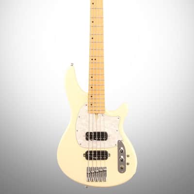 Schecter CV5 Bass Guitar, 5-String, Ivory image 2