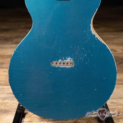 Fano SP6 Oltre Maple Neck P-90/T-Style Guitar w/ Gigbag – Lake Placid Blue image 7