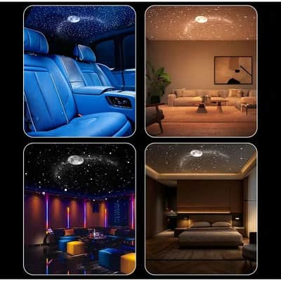 USB Starry Sky Projector Night Light 360° Rotating Galaxy Lamp image 3