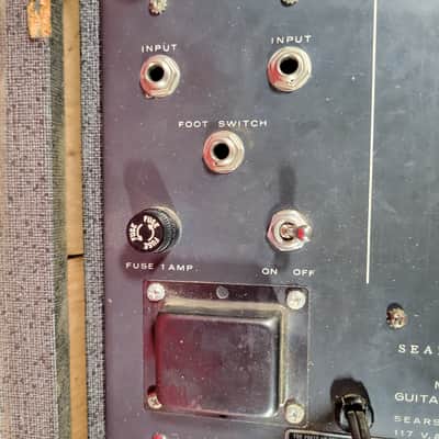 Silvertone Model 1457 With Tremolo Model Amp In Case - 1964 image 16