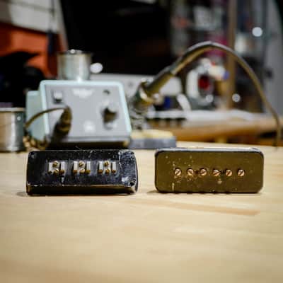 Rick Nielsen's Gibson P-90 Pickup Set from 1955 Les Paul Custom image 4