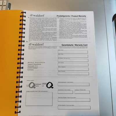 Waldorf Micro Q owners manual 2000s Bild 2