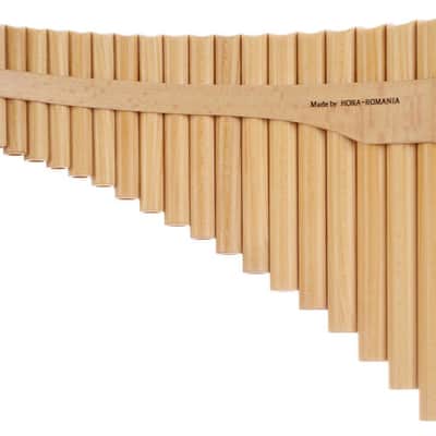 HORA Alto Pan Flute - 18 Pipes - Maple Wood - Handmade in Romania image 5