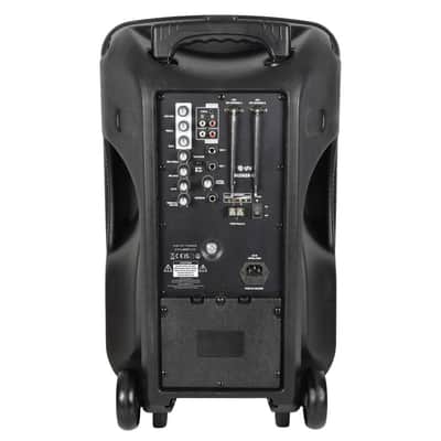 QTX Busker-12 Portable PA System with 2 x VHF Wireless Microphones image 5