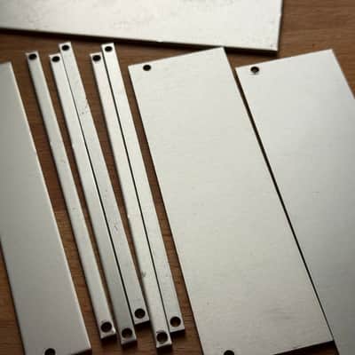 Doepfer & Make Noise Blank Panels - Lot - Silver & Black image 2