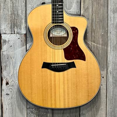 Minty 2014 Taylor 214ce DLX with ES2 Electronics Natural , OHSC , Papers Pro Setup Ships Fast, Support Small Business ! image 2