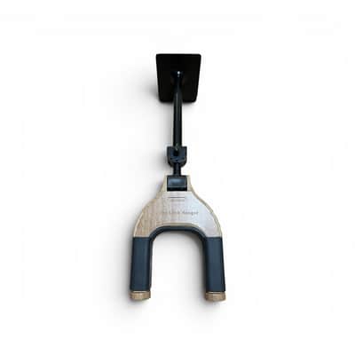 New Auto Lock Guitar Hanger Slant Wall Hook Hanger image 2