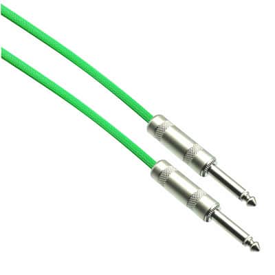 NEON GREEN Designer Series Guitar Cables - 1/4" Straight to Straight - 25 ft. / STRAIGHT to STRAIGHT image 1
