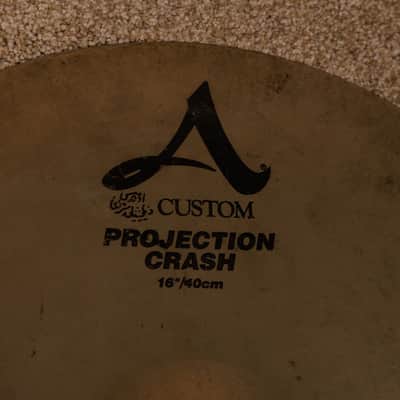 1999 Zildjian A Custom 16" Projection Crash Cymbal 1222g image 3