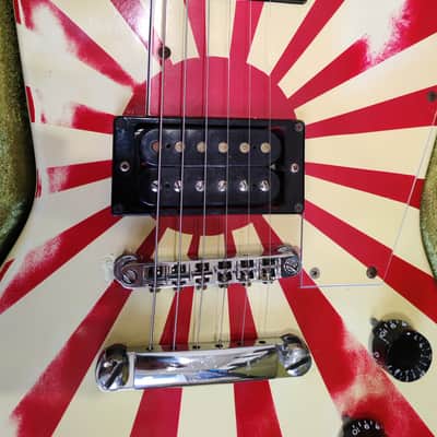 1978 Greco EX800 Relic Rising Sun JAPAN - Van Halen Ibanez Destroyer 2459 Lawsuit Era Explorer - Original Hardcase image 7