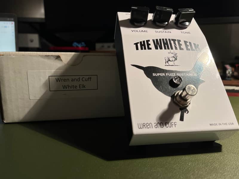 Rare Big Box Wren and Cuff - The White Elk Super Fuzz Sustainer image 1