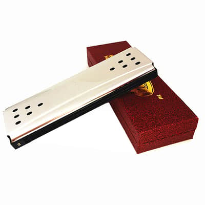 24-Hole C&G Key Double-sided Harmonica, 2-in-1 Two-way Tremolo Harmonica image 2