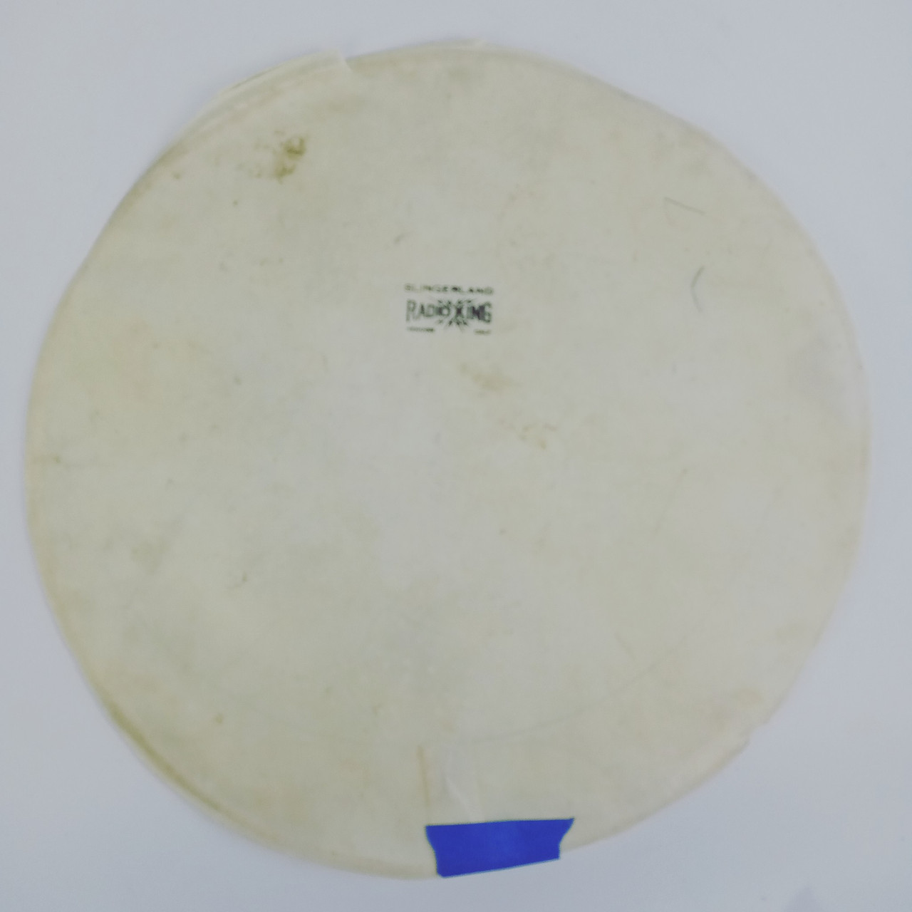 Slingerland Radio King Calf Skin Drum Head Retuck Project 12-13"Tom Vintage 40s — main photograph