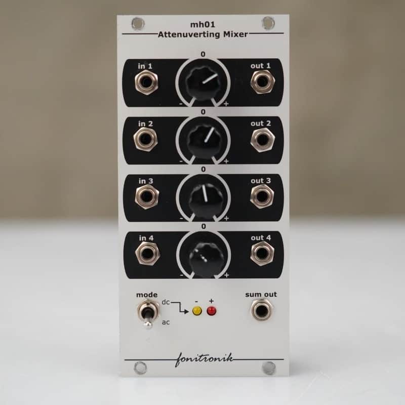 Fonitronik mh01 Attenuverting Mixer Eurorack Module w/ Box & Patch Cables #58599 image 1