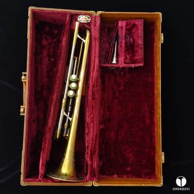 F.E. Olds & SonSuper Recording Los Angeles offset valves trumpet gamonbrass Bild 8