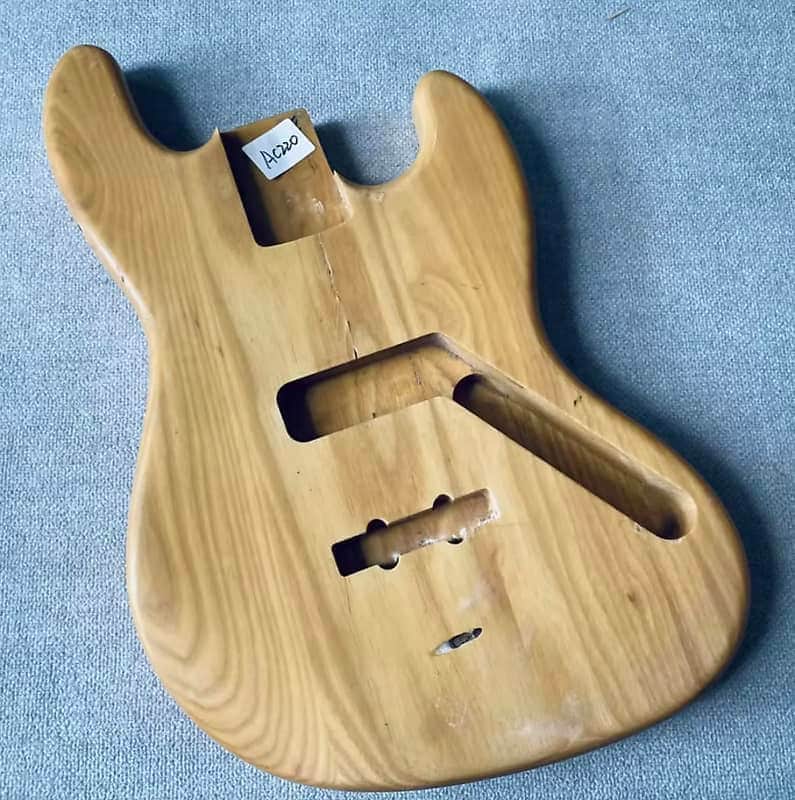 Ash Wood 4 String Jazz J Bass Style Body image 1