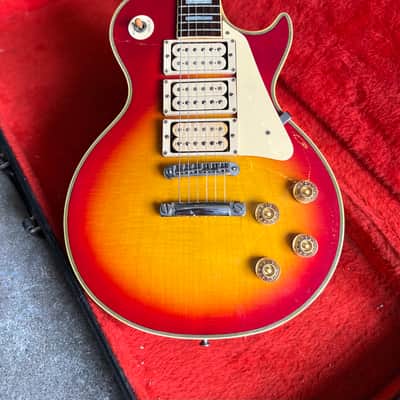 Greco EG-600 Custom Ace Frehley 1978 - Cherry sunburst 3 pickup les paul Singlecut original vintage Fujigen MIJ Japan MOT image 3