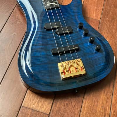 Unique 1989 Signature Guitar Co. Guy Pratt | Alembic John Entwistle Ox Style Betsy 80s Pointy Headstock bass image 3