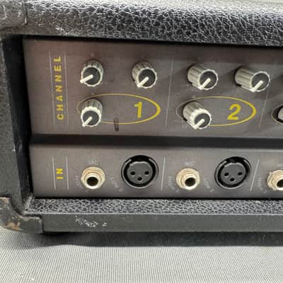 Vintage Fender Squire 4 Type PR345 Channel Powered Mixer Amplifier Amp Efx Foot Switch image 2