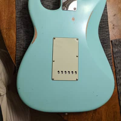 Fender Partscaster Stratocaster 2022 Surf Green image 8