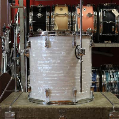 2006 Buddy Rich Drum Company Outfit in White Marine Pearl 14x24 9x13 16x16 16x16 image 9