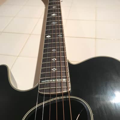Kramer Farrington KFT-1 Left Handed Electronic/Acoustic 1988 Gloss Black image 5