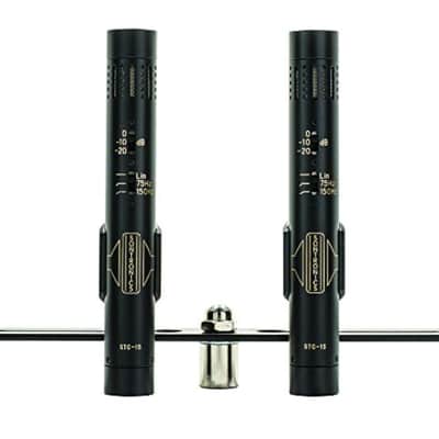 SONTRONICS STC-1S Pencil Condenser Microphone Pair - Black - Lifetime Microphone Warranty image 1