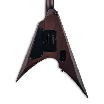 ESP LTD Arrow-1000QM Electric Guitar - Dark Brown Sunburst image 7