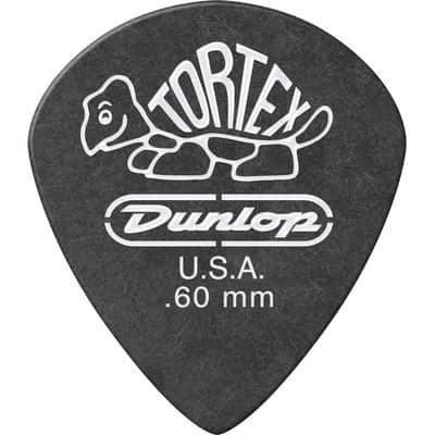 DUNLOP 482R60 Pitch Black Jazz III - Tortex Pitch Black Jazz, sachet de 72, 0.60 mm image 1
