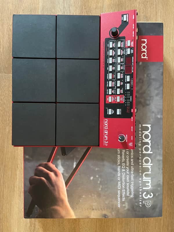 Nord Drum 3P 6-Channel Modeling Percussion Synthesizer 2016 - Present - Red image 1