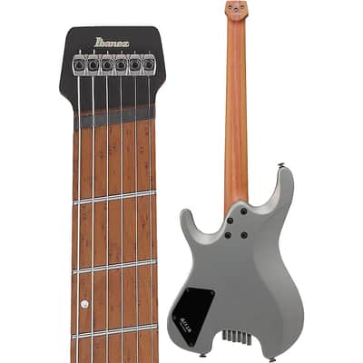 Ibanez QX52 Headless 6-String Electric Guitar Regular Metallic Gray Matte image 4