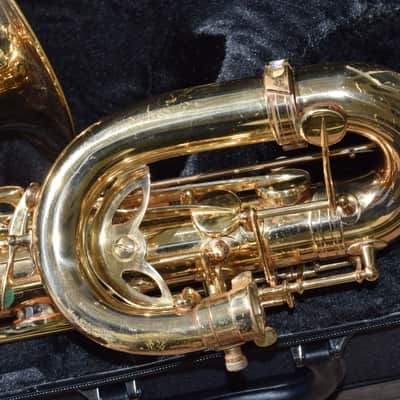 Selmer Series II Baritone Sax-just serviced 1987 Original lacquer image 16