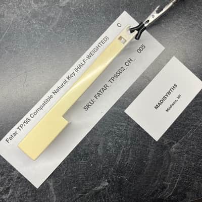 Fatar Replacement HALF Weighted C Key (TP/9S Keybeds) for Kurzweil K2000, Alesis Quadrasynth, Ensoniq SQ2, GEM WX2, Equinox 61, Oberheim OB-3