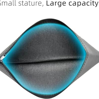 Microphone Bag, Black Zipper Pouch Fits for Wired, Wireless Microphone, Shockproof Vocal Mic Protector, Mic Accessories Storage Bag, Easy Carry 11.4"x4.72" (1 Pcs) image 3