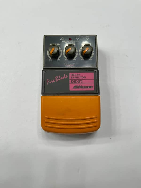 Maxon DE-F1 Fire Blade Digital Delay Rare Vintage Guitar Effect Pedal MIJ Japan image 1