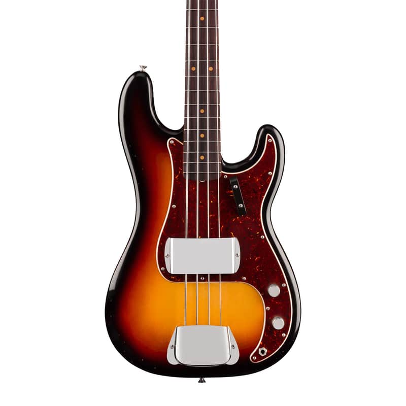 Fender James Jamerson 1962 Precision Bass - Rosewood Fingerboard, 3-Tone Sunburst image 1